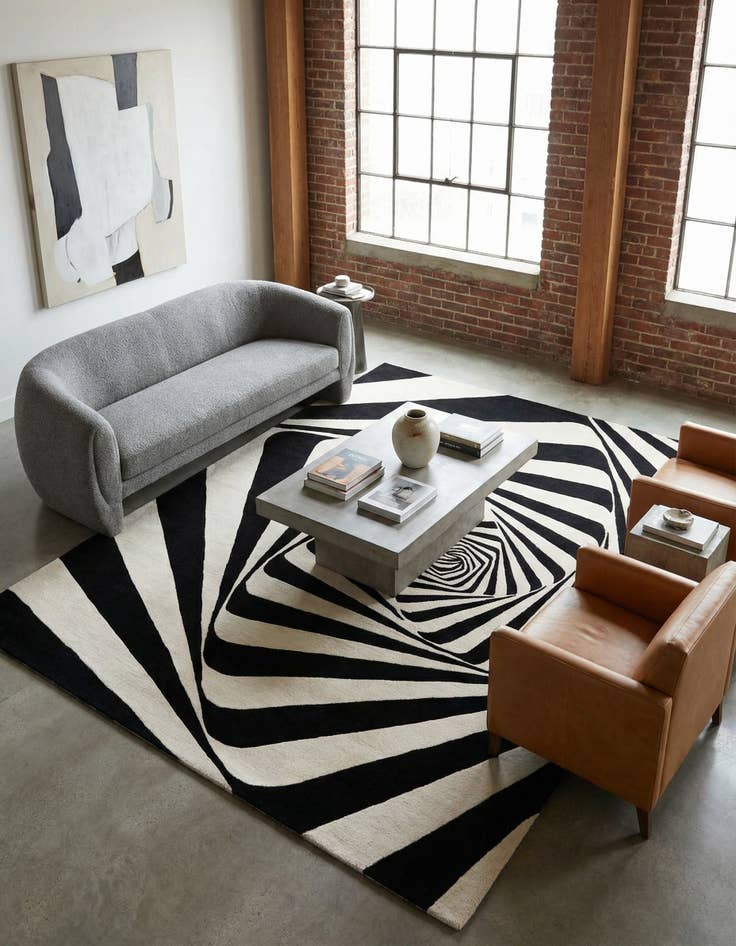 Detail image of  9' x 12' Vortex Wool Rug