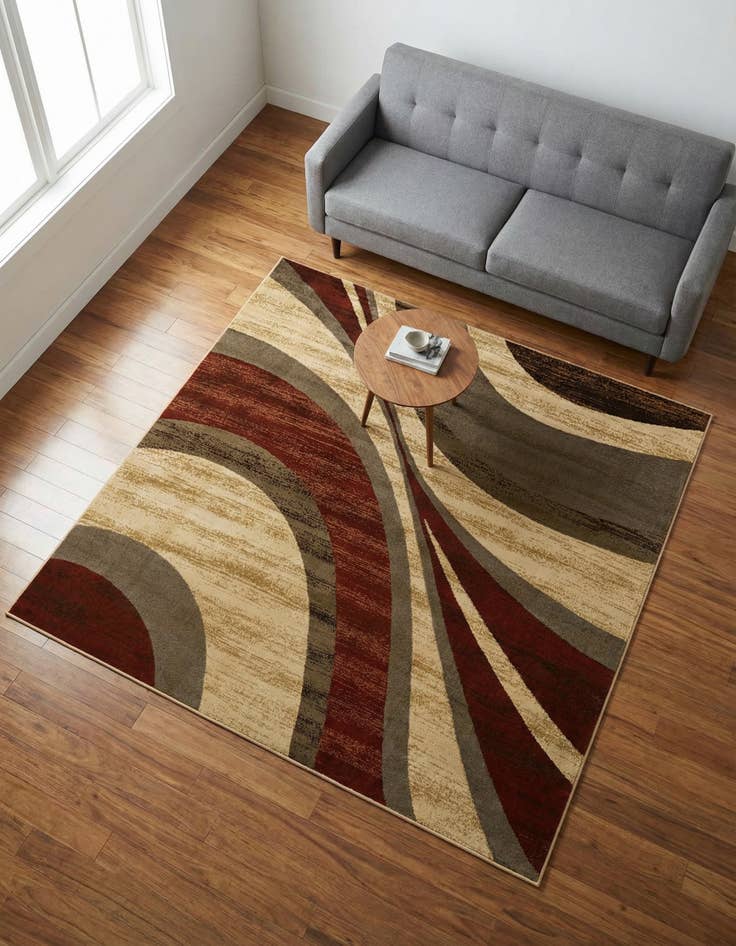 Detail image of 7' 10 x 7' 10 Coffee Shop Square Rug