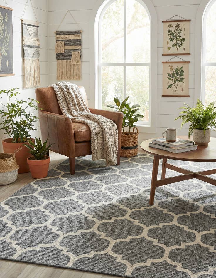 Detail image of 6' 4 x 9' Georgia Rug