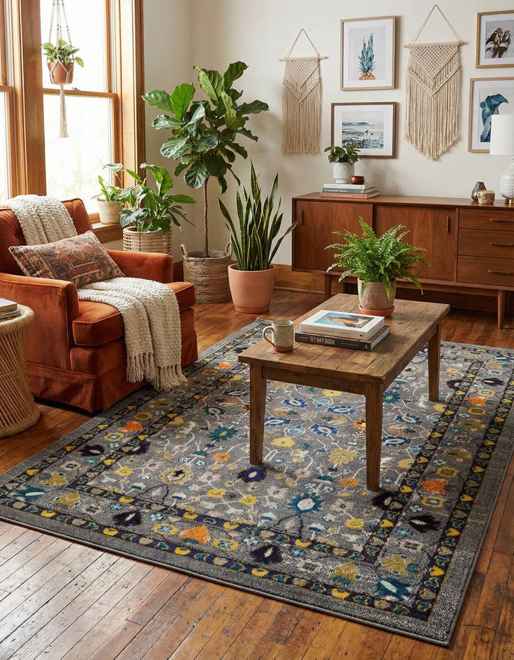 Detail image of 7' x 10'  Washable Palazzo Rug