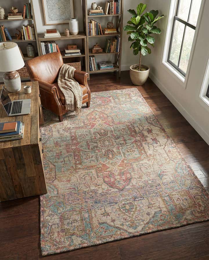 6' 1 x 9' Chenille Jute Rug