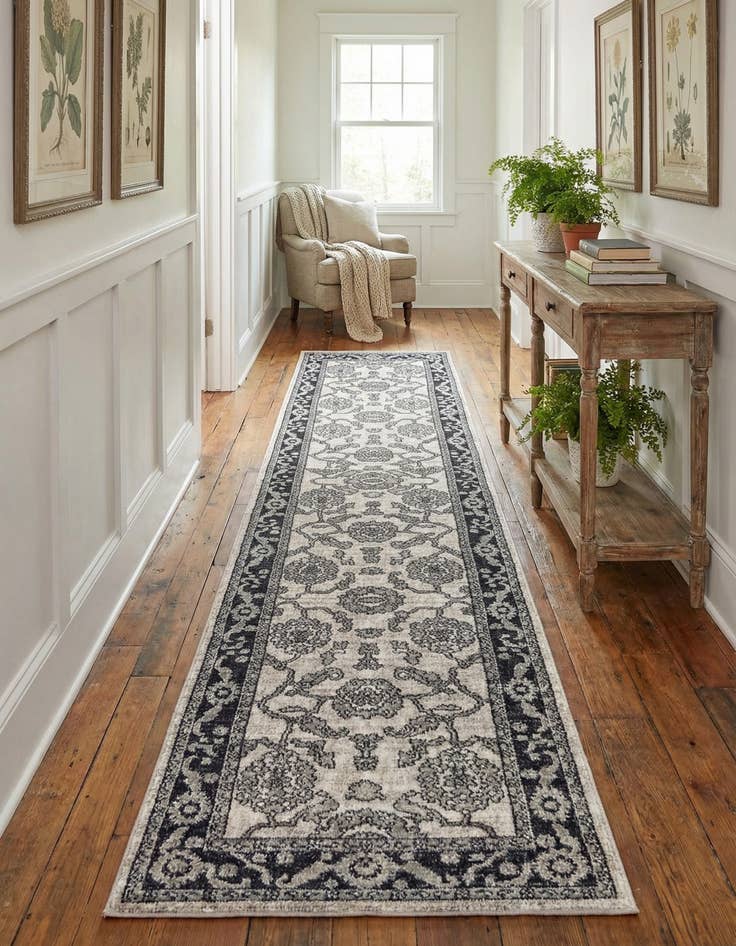 Detail image of 2' 7 x 12' Eco Traditional Runner Rug