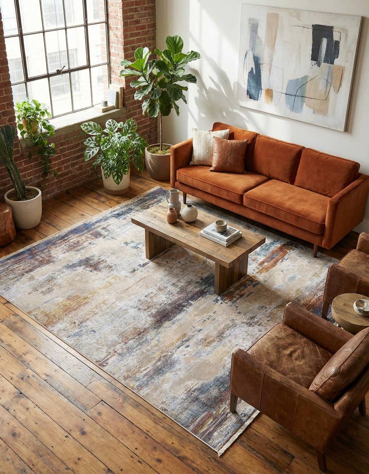 Detail image of 7' 10 x 7' 10 Deepa Square Rug