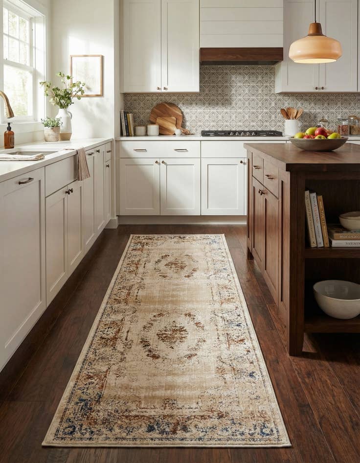 Detail image of 2' x 6' 9 Eliza Runner Rug