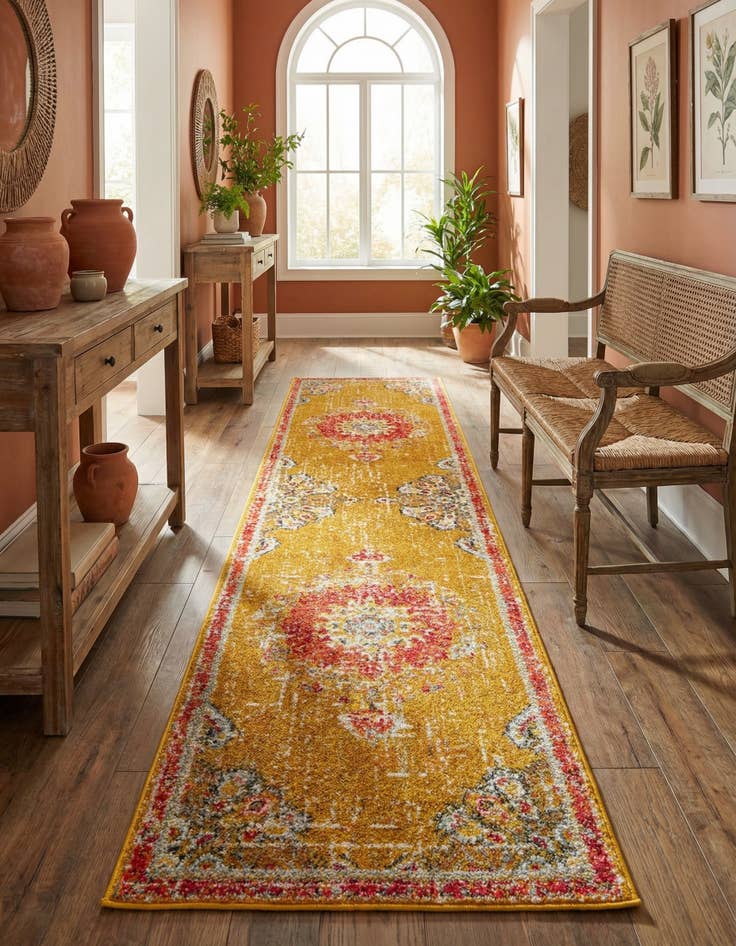 Detail image of 2' 7 x 10' Carrington Runner Rug