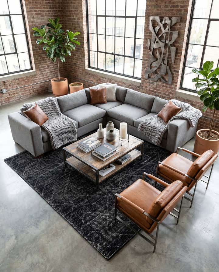 7' 10 x 10' WoolCraft Geometric Rug