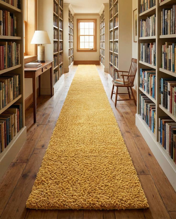 Detail image of 2' 7 x 13' Zermatt Shag Runner Rug