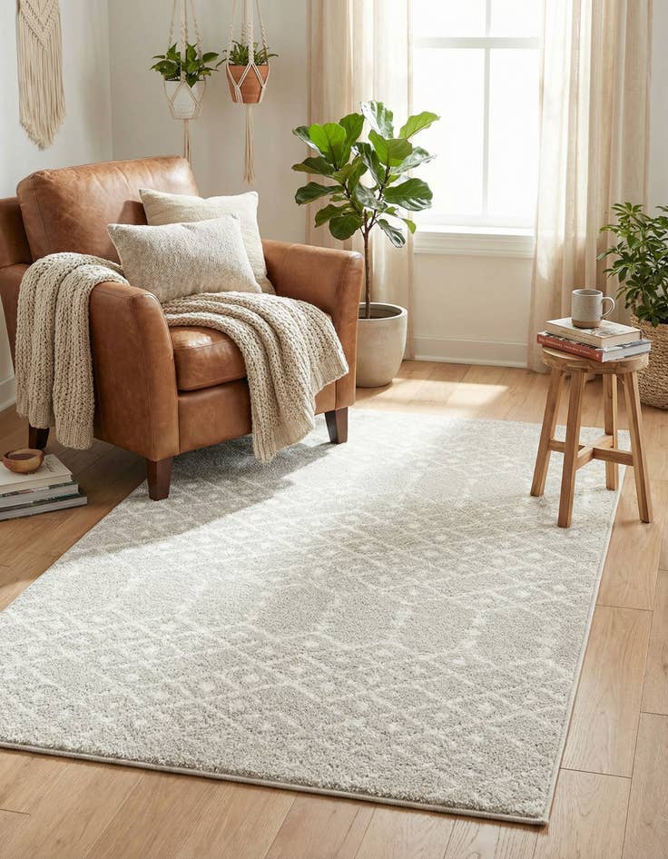 Detail image of 3' 3 x 5' 3 Paxon Trellis Rug