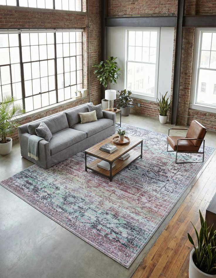 Detail image of 10' 6 x 13'  Washable Renaissance Rug