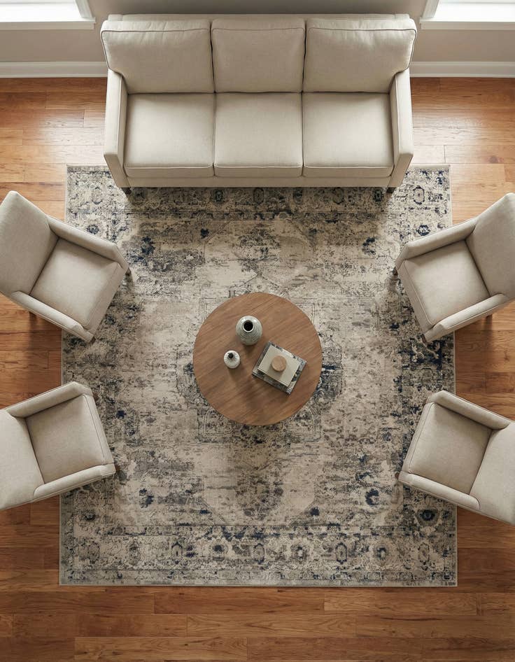 Detail image of 7' 10 x 7' 10 Oregon Square Rug