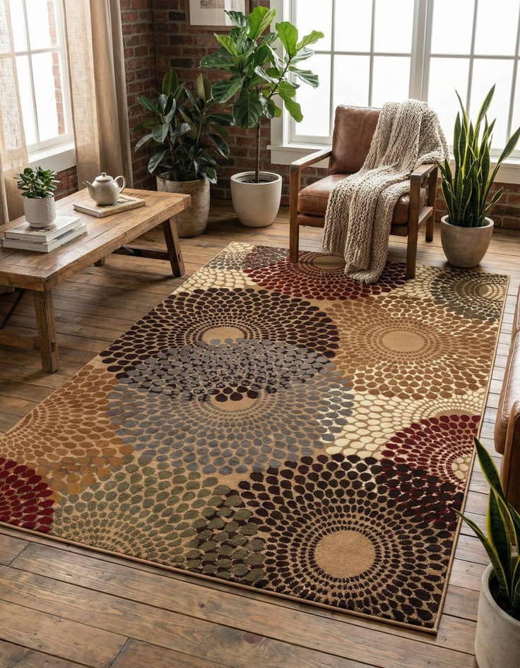 Detail image of 6' x 9' Coffee Shop Rug