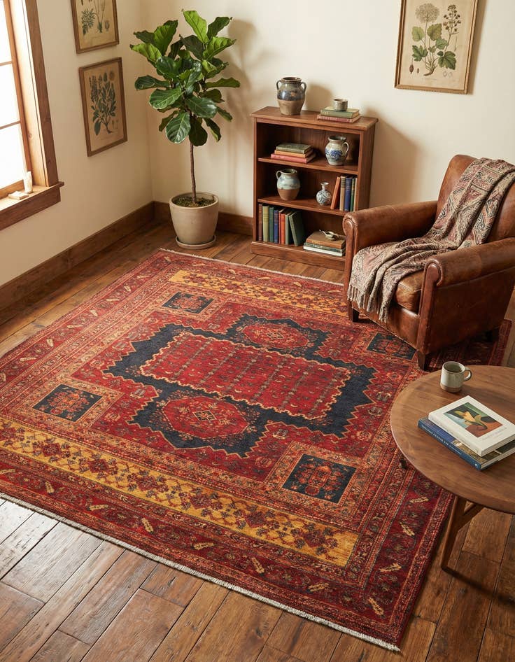 Detail image of 7' 9 x 7' 9 Boutique Square Rug