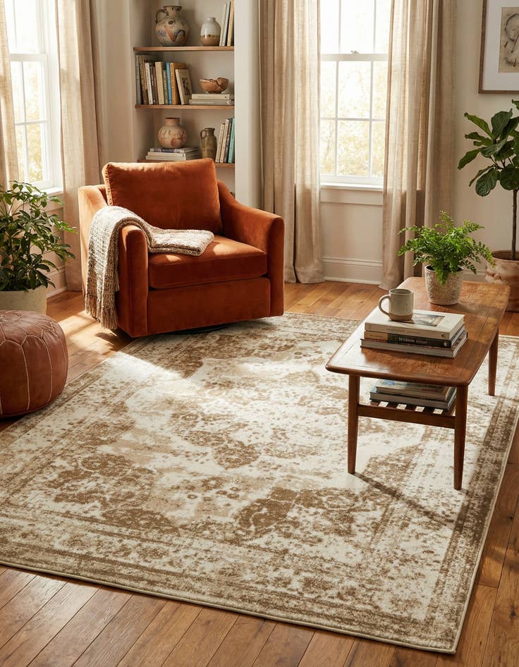 Detail image of 5' 3 x 7' Monte Carlo Rug