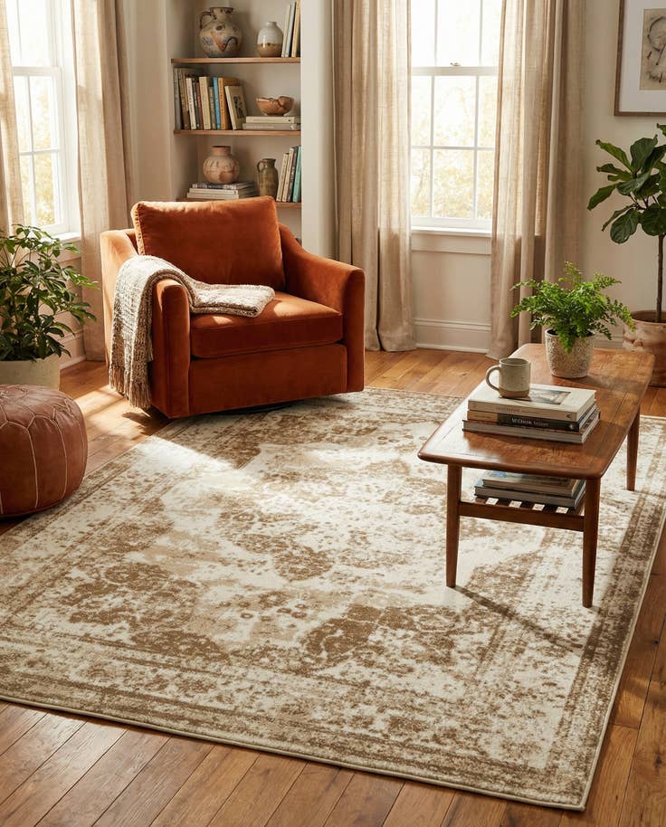 Detail image of 5' 3 x 7' Monte Carlo Rug