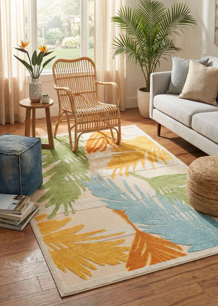 5' 3 x 8' Easy-Clean Aruba Indoor / Outdoor Rug