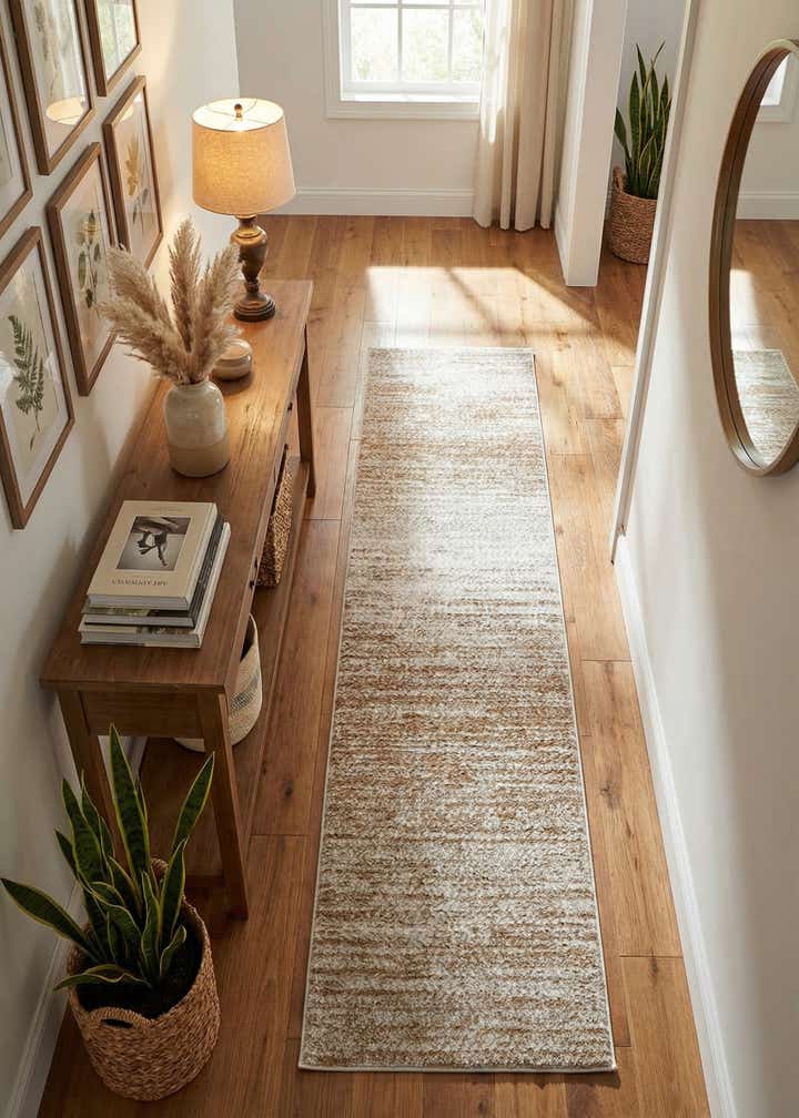2' 7 x 10' Sepia Runner Rug