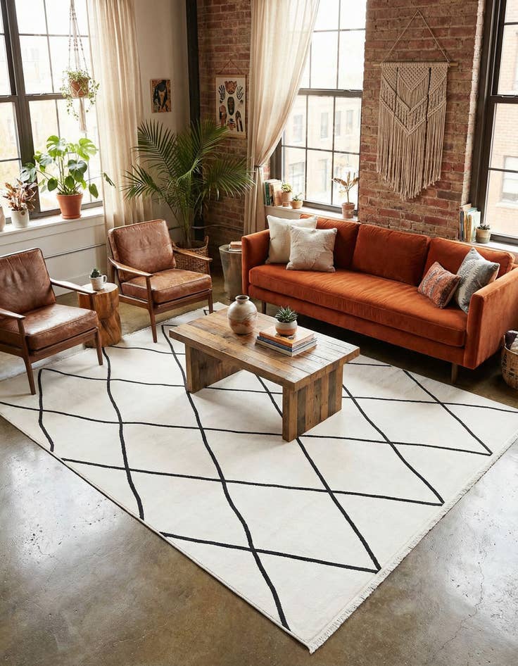 Detail image of 7' 1 x 10' Milano Rug