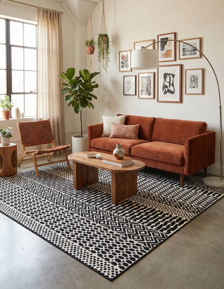 Detail image of 8' 3 x 10' Milano Rug