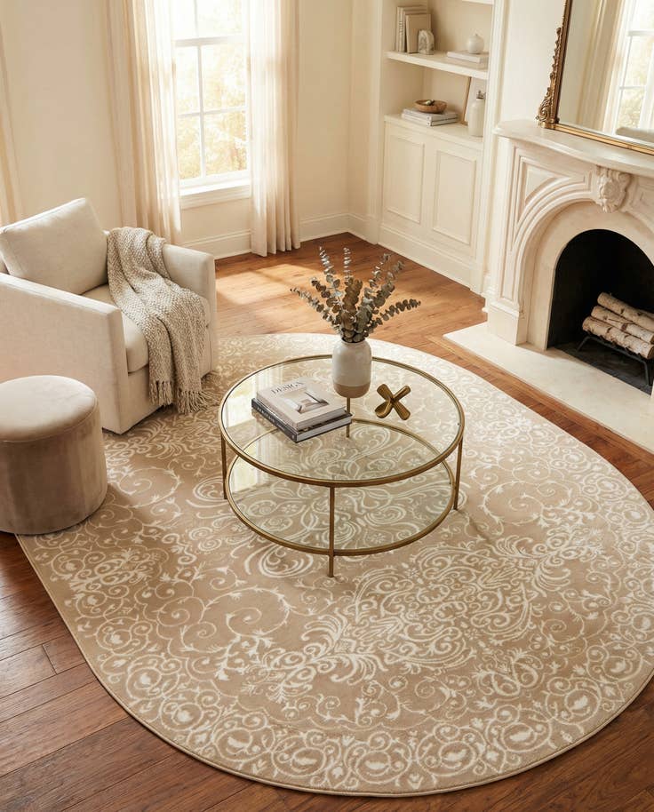 Detail image of 7' 10 x 10' Nepal Oval Rug