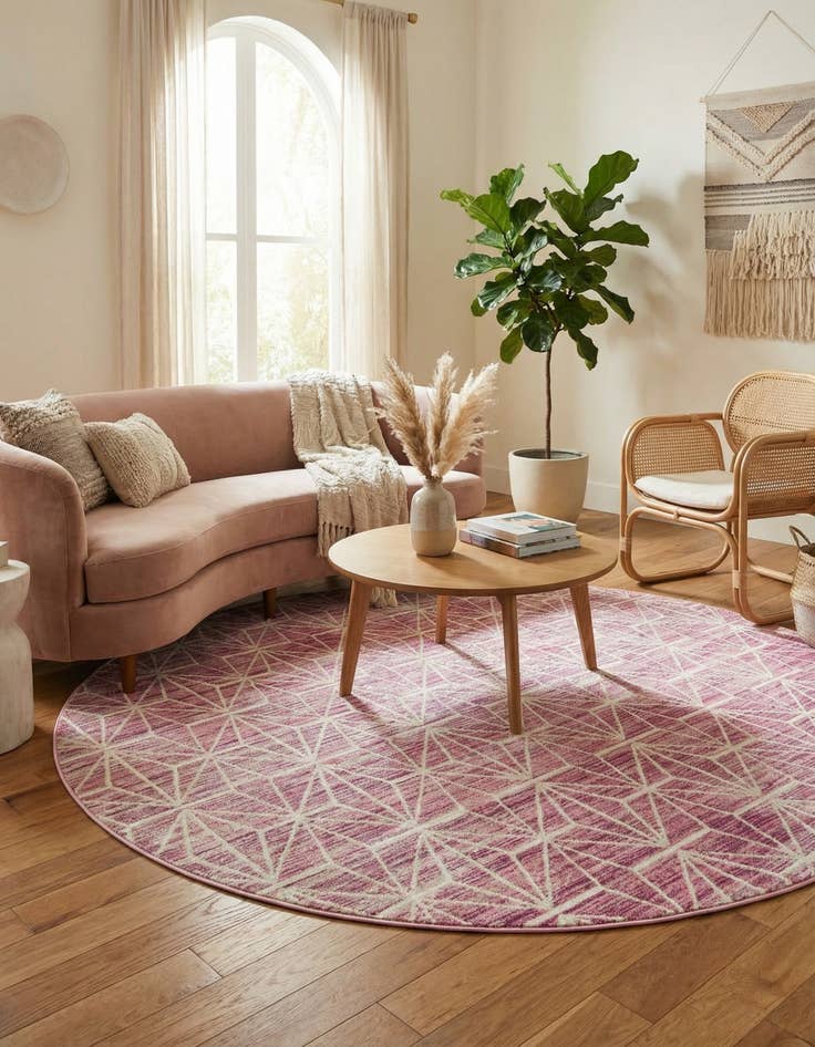 Detail image of 7' 10 x 7' 10 Uptown Fifth Avenue Round Rug