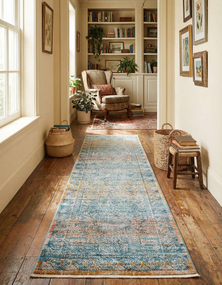 Detail image of 2' x 8' Newport Runner Rug