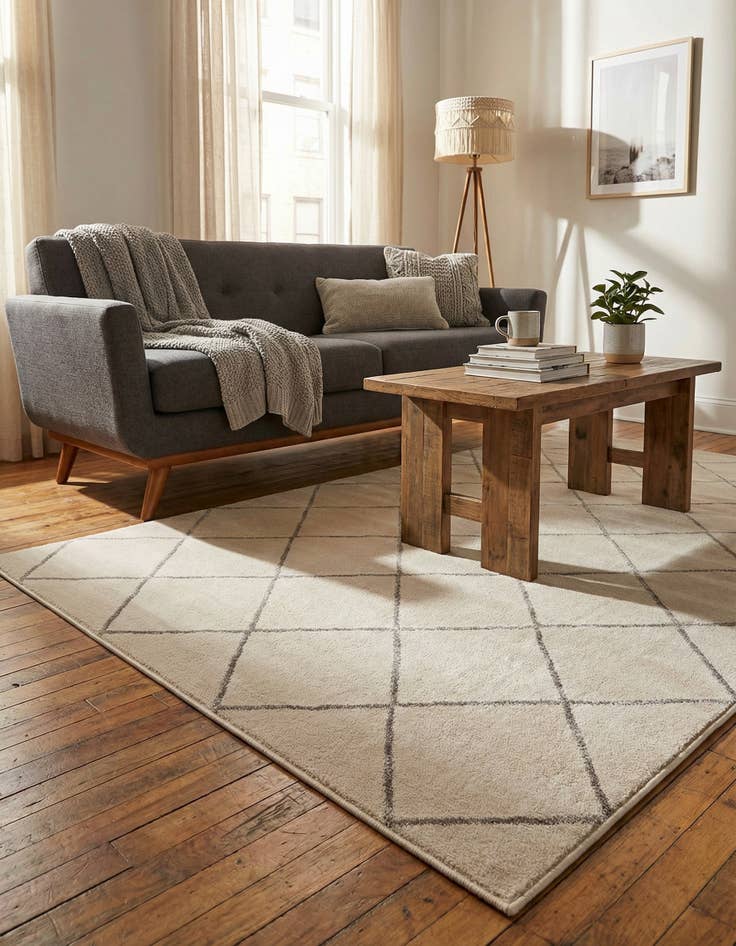 Detail image of 5' 3 x 8' Vogue Geo Rug