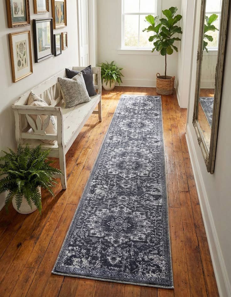 Detail image of 2' x 13' Washable Francesca Runner Rug