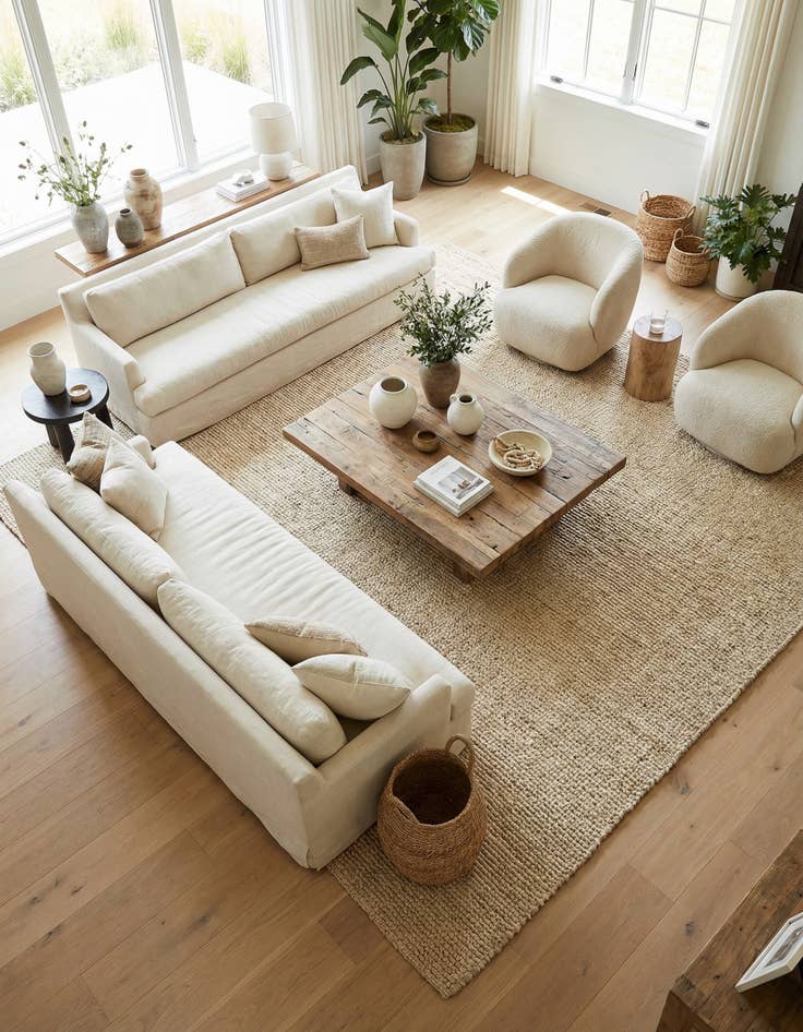 Detail image of  10' x 10'  Hand Woven Chunky Jute Square Rug