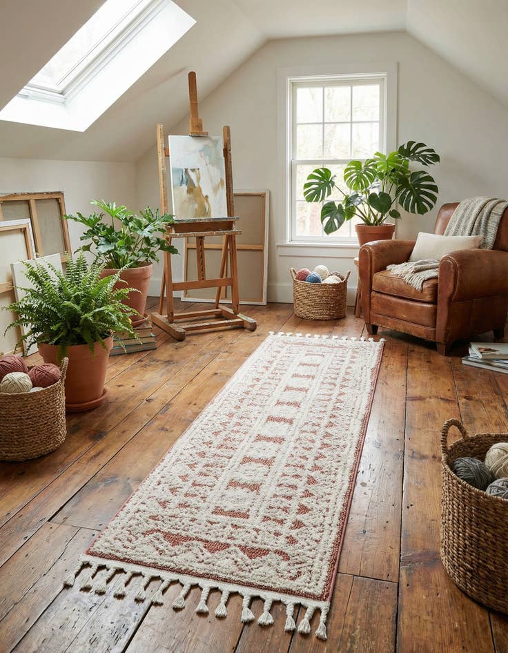 Detail image of 2' x 6' Boho Runner Rug