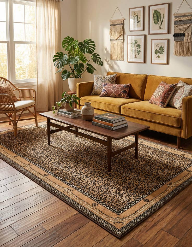 Detail image of 5' 3 x 8' Safari Rug