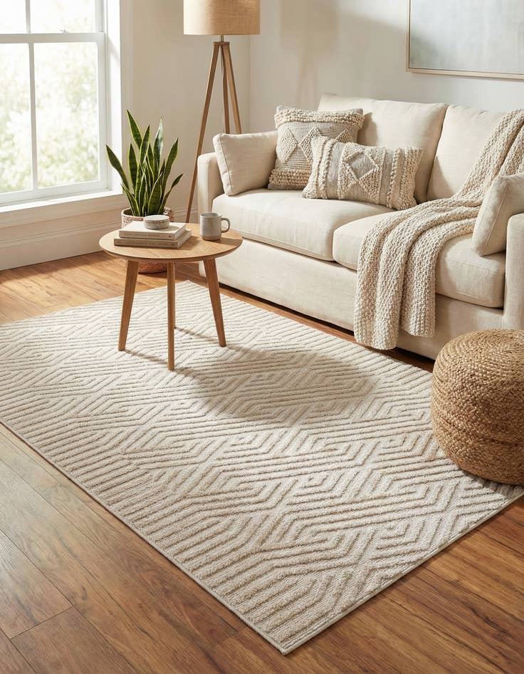 Detail image of 4' x 6' Easy-Clean Sabrina Soto Hudson Indoor / Outdoor Rug