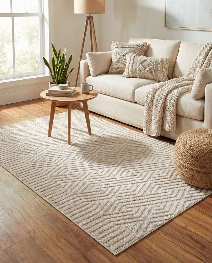 4' x 6' Easy-Clean Sabrina Soto Hudson Indoor / Outdoor Rug