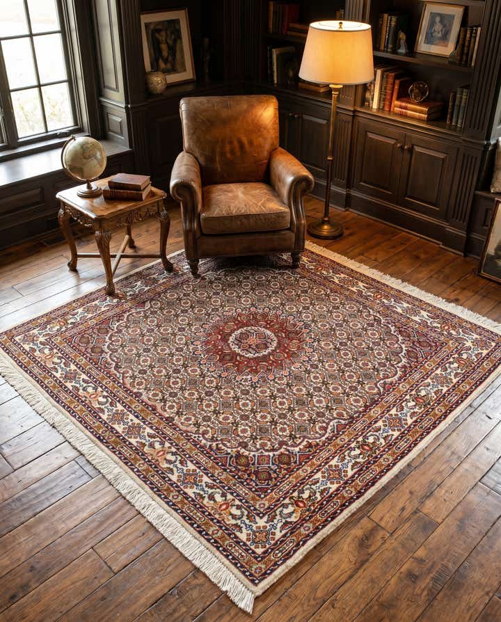 4' x 4' Mood Wool Square Rug