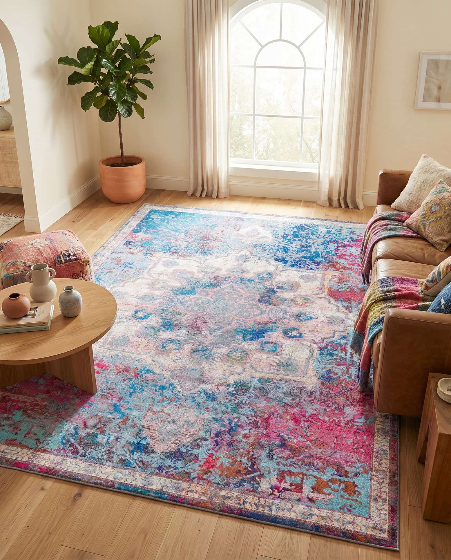 7' 10 x 11' Washable Francesca Rug