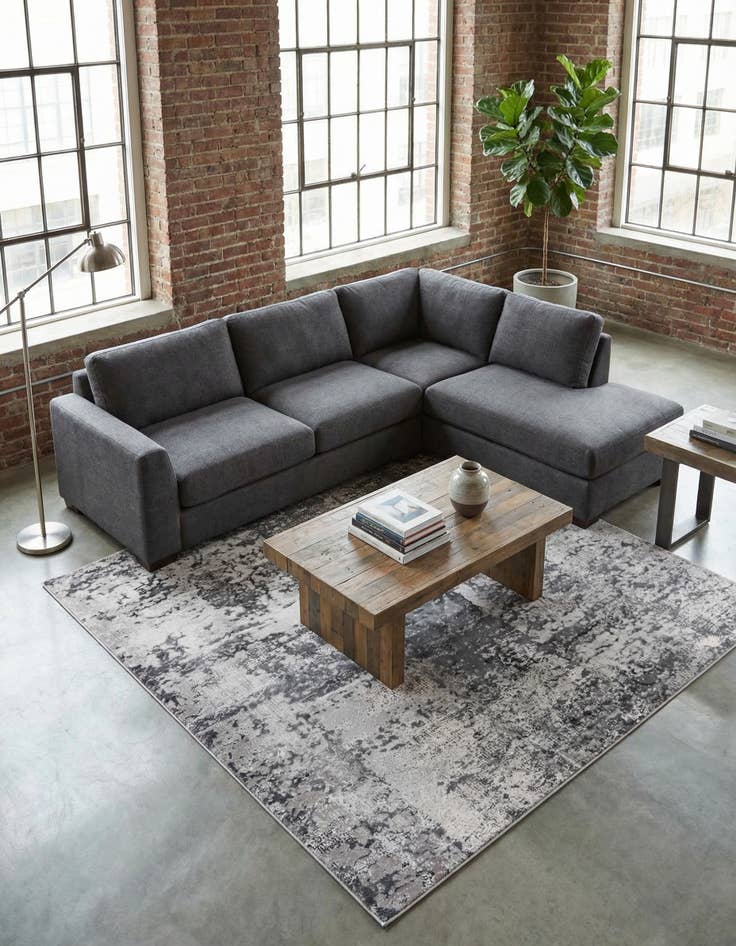 Detail image of 7' 10 x 7' 10 Finsbury Square Rug