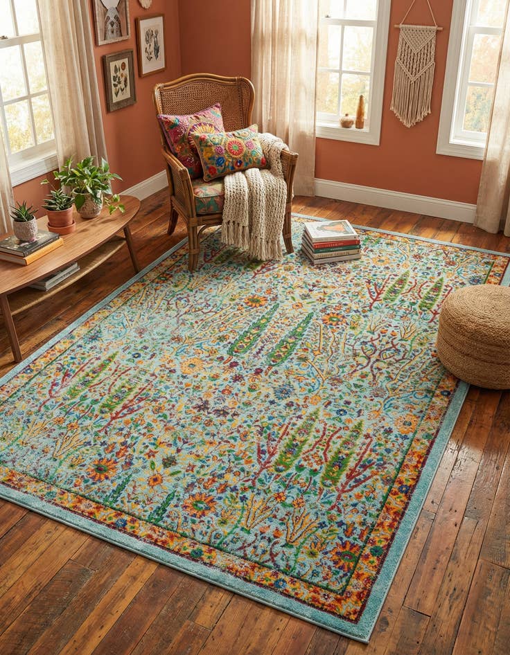 Detail image of 5' 3 x 8' Calypso Rug