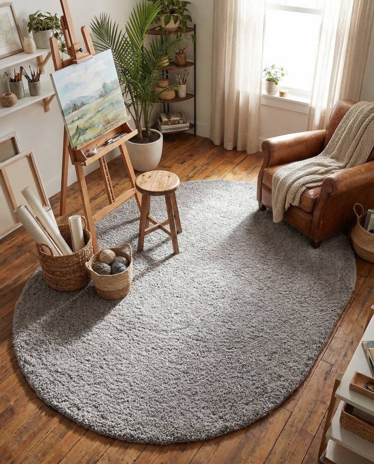 Detail image of 8' x 10' Everyday Shag Oval Rug