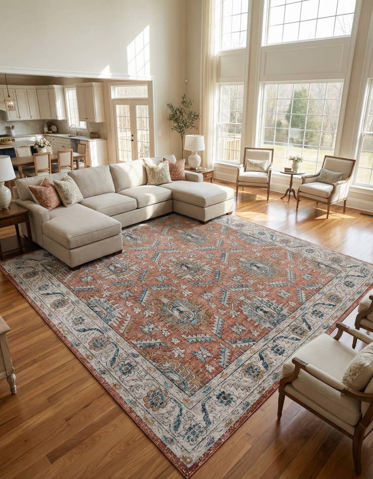 Detail image of 11' 10 x 11' 10 Nyla Square Rug