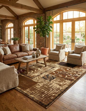 Beige Cafe Rug