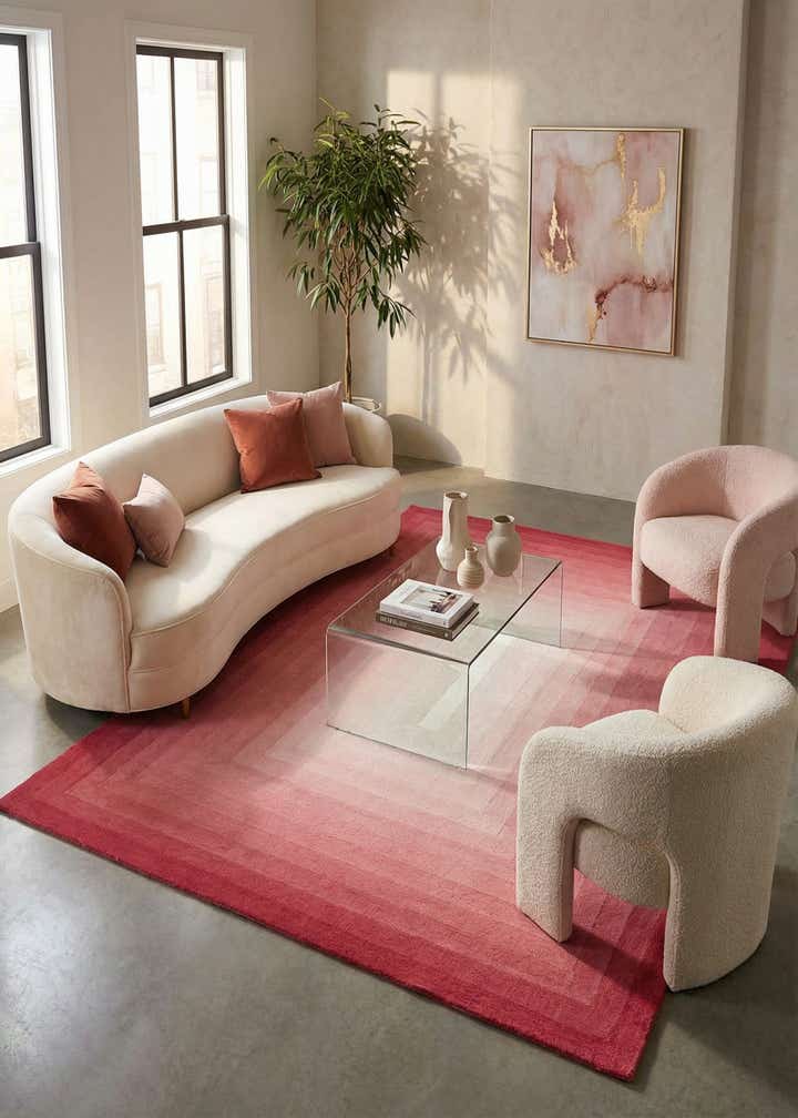 7' 10 x 10' Ombre Wool Rug