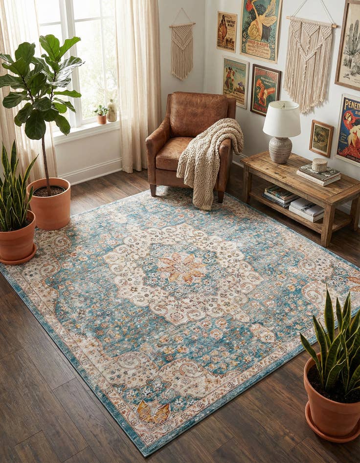 Detail image of 8' x 8' Newport Square Rug