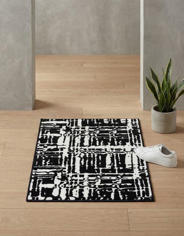 Black Vince Camuto Rug