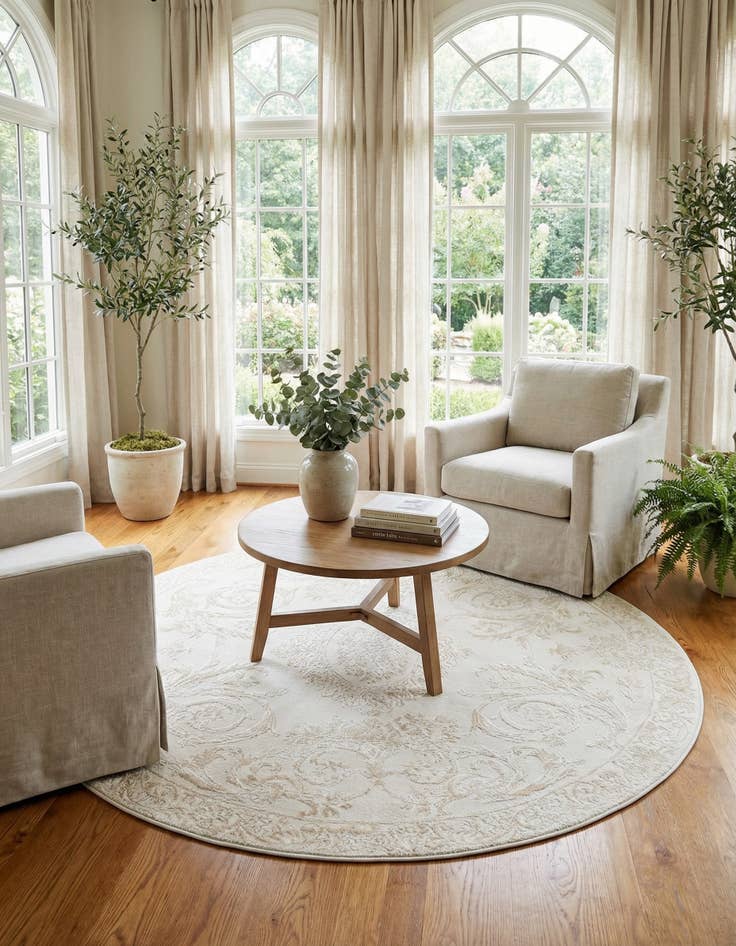 Detail image of 6' x 6' Finsbury Round Rug