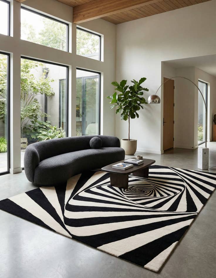 Detail image of 9' x 12' Vortex Wool Rug
