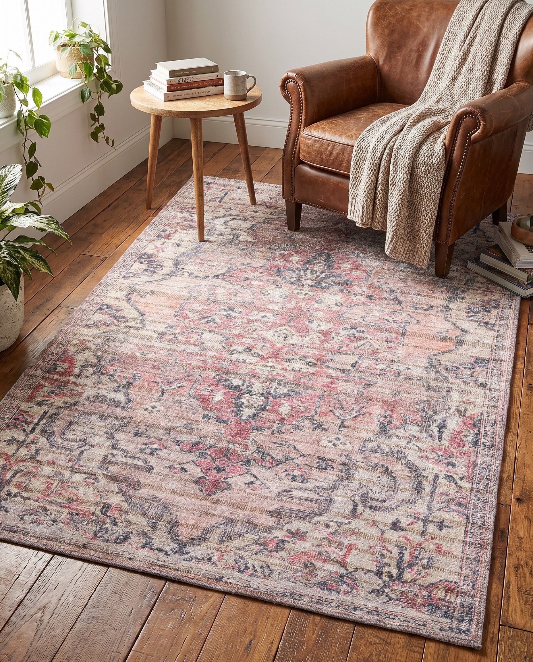 4' x 6' Washable Nostalgia Rug
