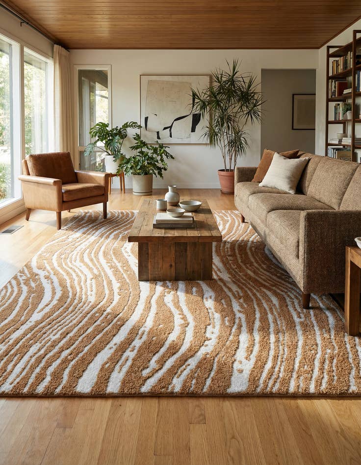 Detail image of  9' x 12' Sepia Rug