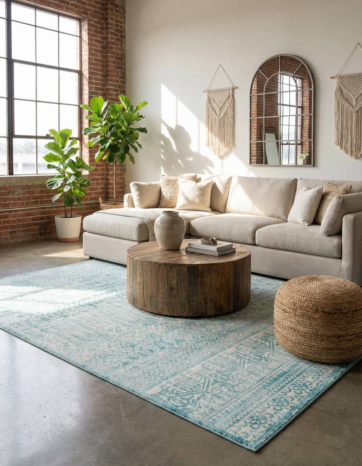 Detail image of Jill Zarin 7' 10 x 10' Uptown Cloisters Rug