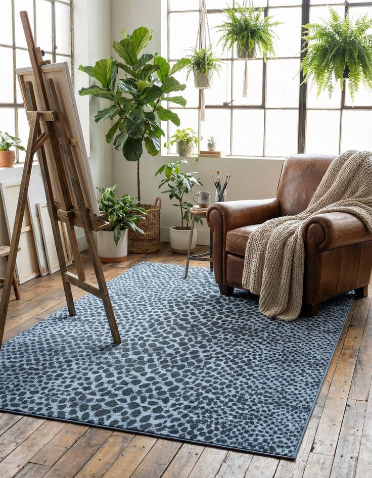 Detail image of 6' x 9' Kamala Washable Rug