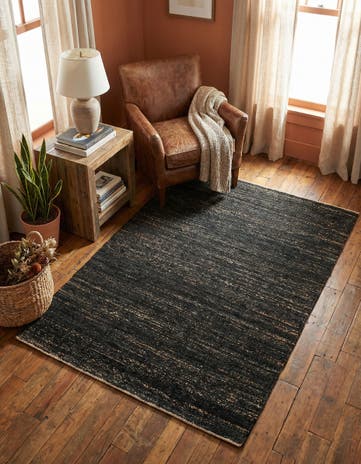 4' 1 x 6' 1 Hand Woven Palm Beach Jute Rug