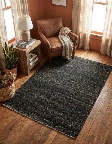 4' 1 x 6' 1 Hand Woven Palm Beach Jute Rug